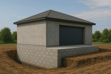 ФБС для гаража 6×8 м